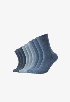 camano, 9 PACK UNISEX - Sokken - denim melange
