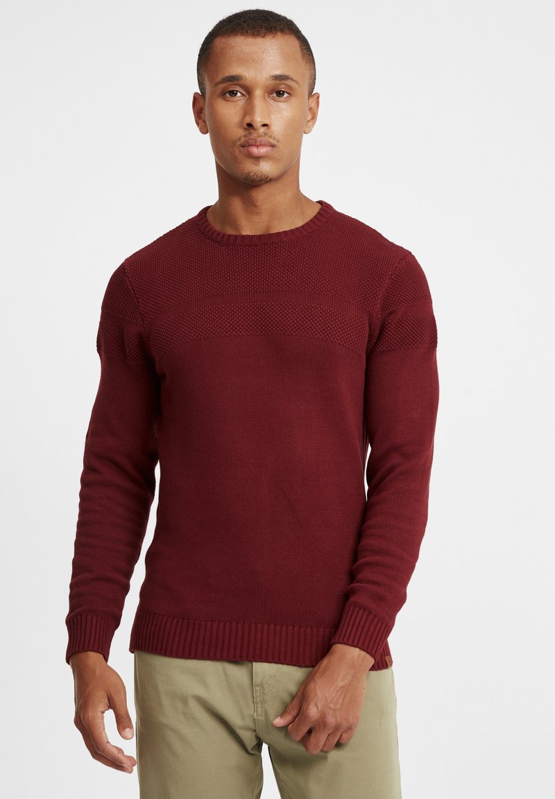 Herren Strickjacken | Blend BHGASTAMO Strickpullover tawny port/rot - JY32022 Herren Strickjacken | Blend BHGASTAMO Strickpullover tawny port/rot - JY32022