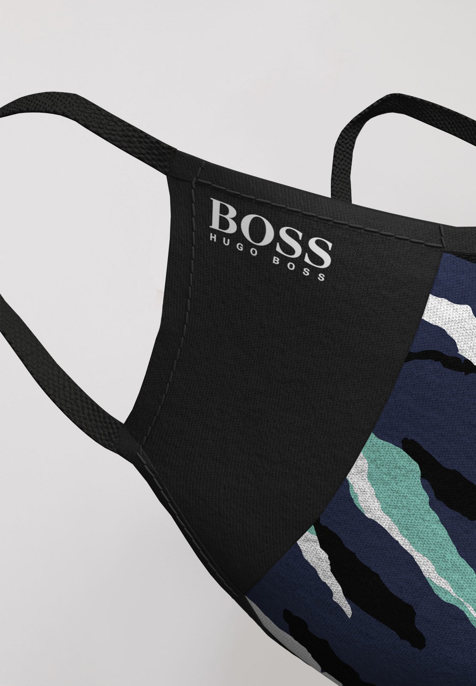 BOSS Stoffen mondkapje - patterned/Blauw - Zalando.nl