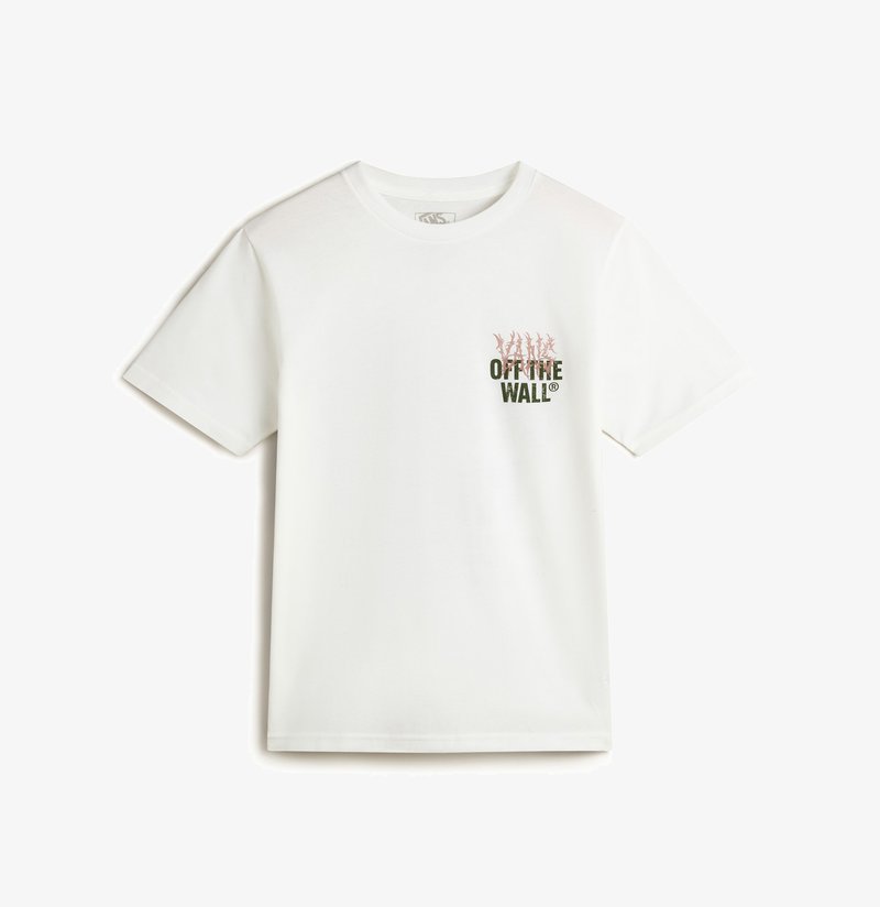 Vans WALL - T-shirts print - white