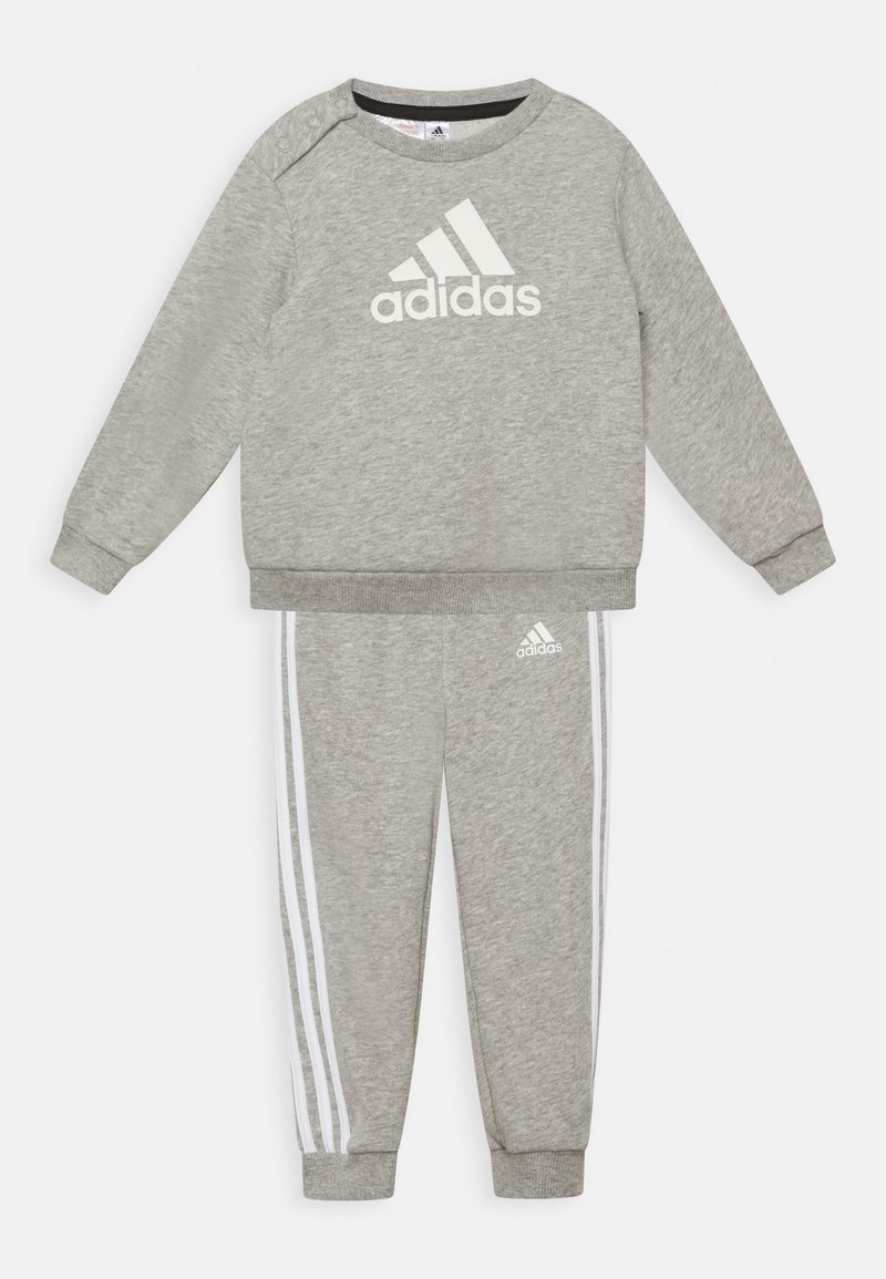 adidas Performance UNISEX SET - Športni pulover - medium grey heather/white