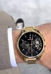 Tommy Hilfiger Chronografinis laikrodis - gold coloured black