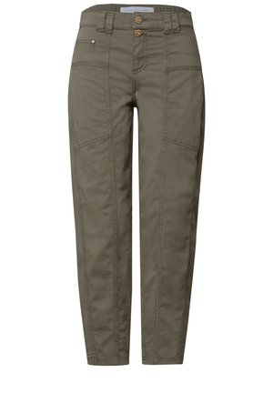 Street One Studio, BARREL LEG HOSE IM WASHED-LOOK - Pantalon classique - ashen olive
