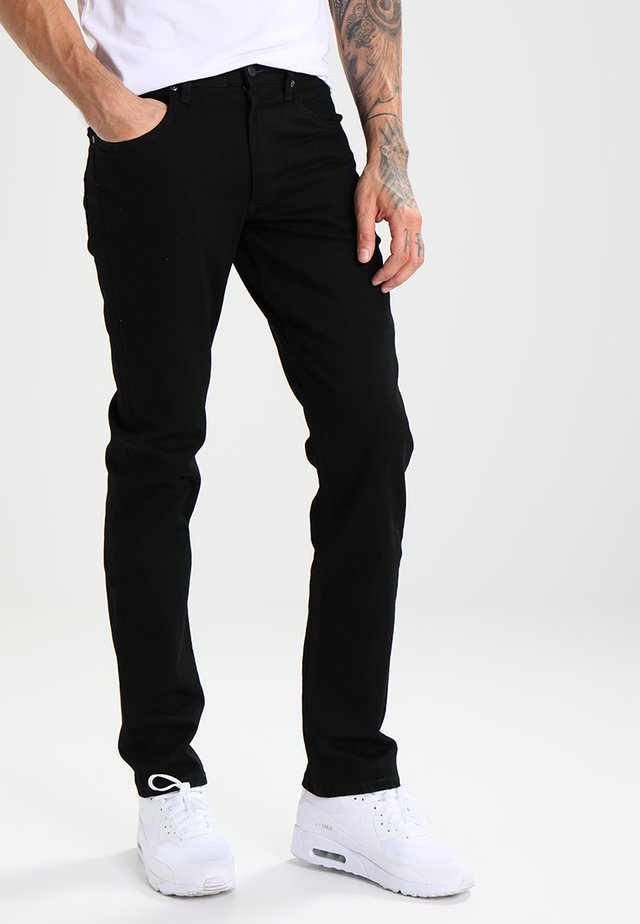 BROOKLYN - Straight leg -farkut - clean black