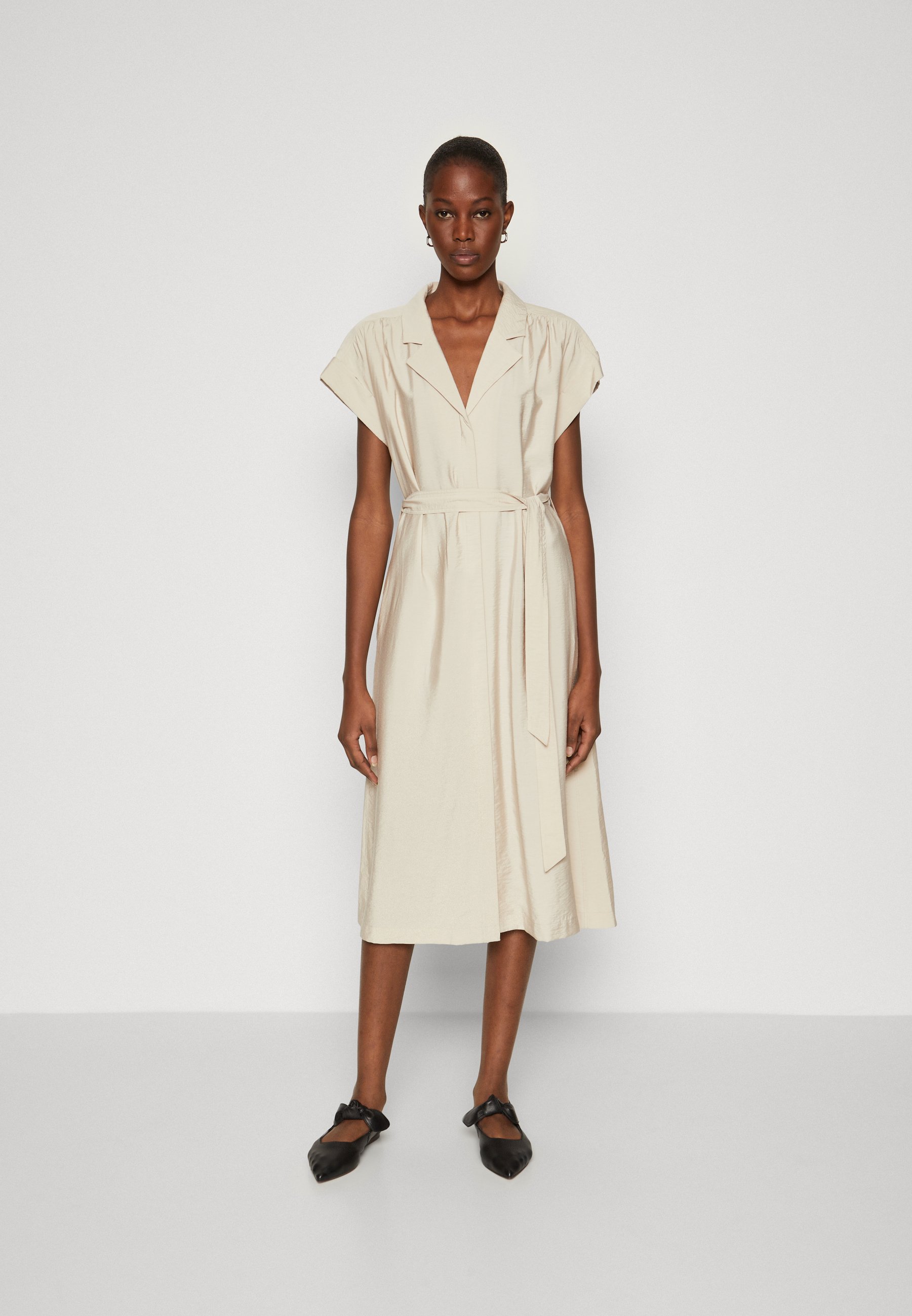 MSCH Copenhagen BENINA DRESS - Shirt dress - beige - Zalando