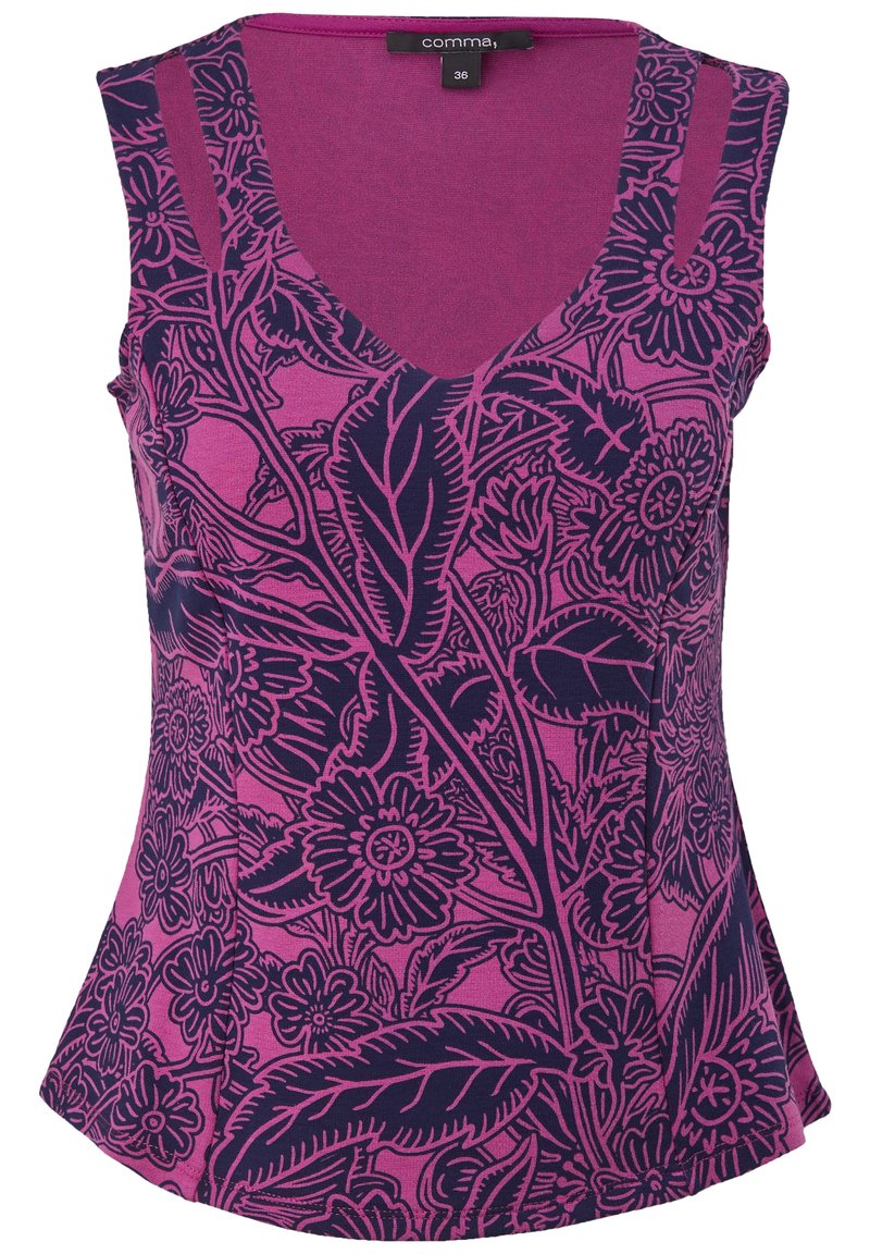 comma Top donkerroze