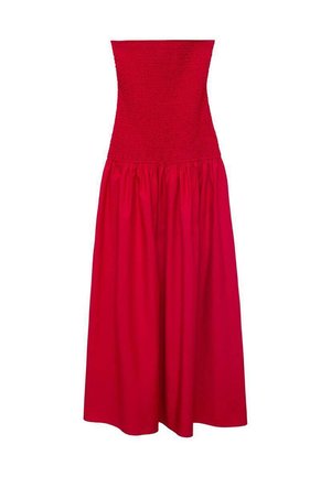Mango Kids STRAPLESS  - Maxi-jurk - red
