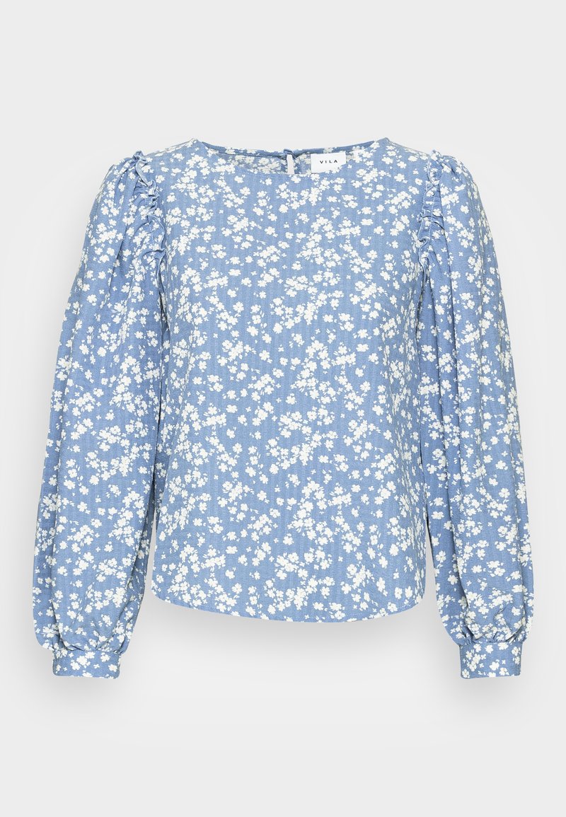 Vila Blouse lichtblauw Vila Blouse lichtblauw