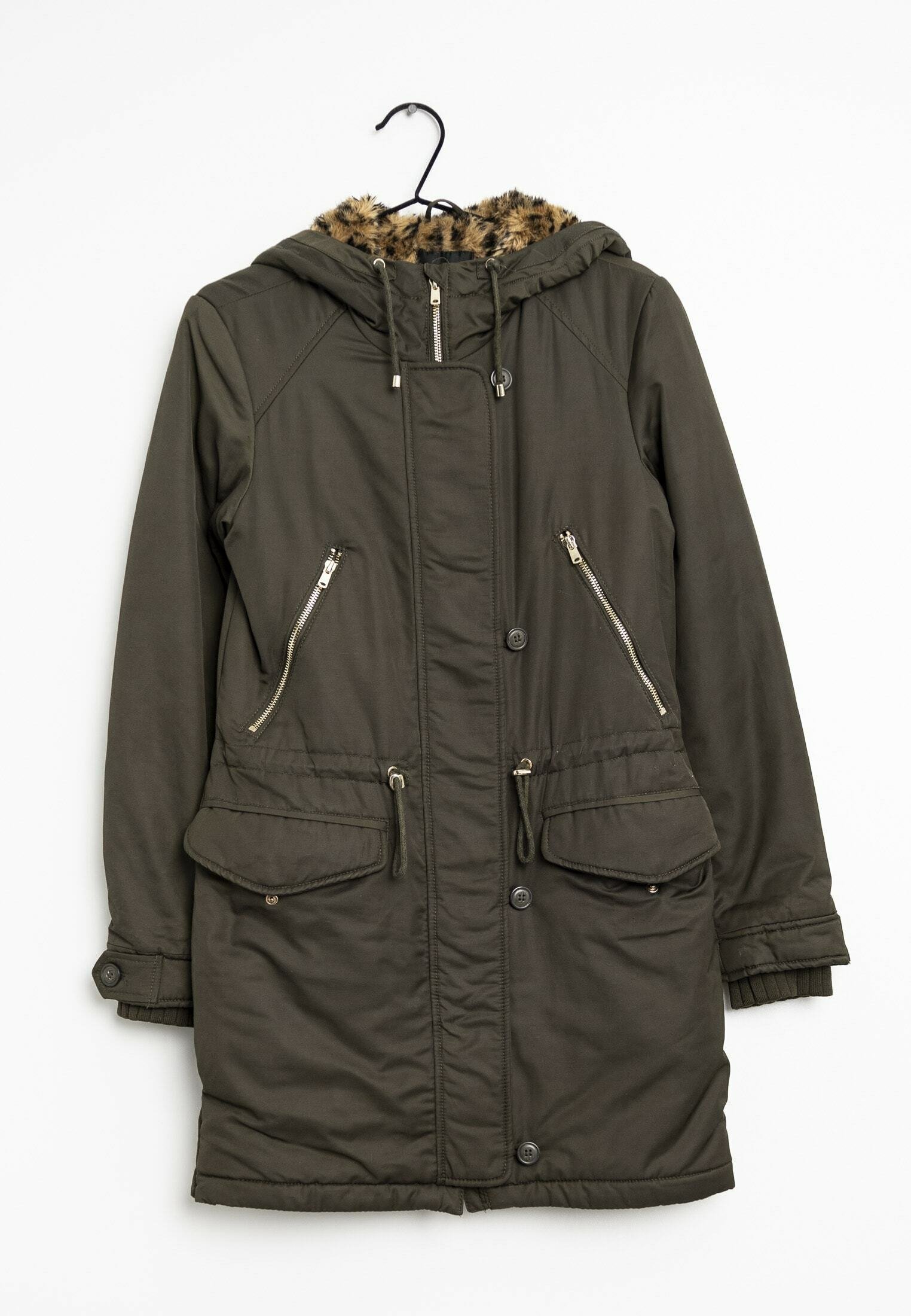Zara Jacken Parka Grün Damen Zara Zara Parka M Grün Green Damen
