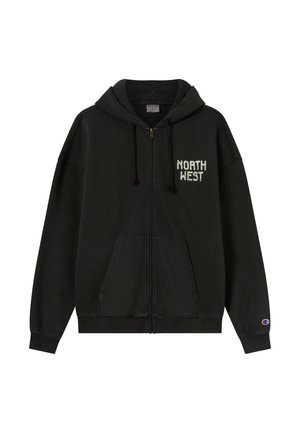 Champion, EAST WEST front print - Sweatjacke - black