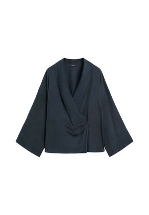Massimo Dutti, MASSIMO DUTTI - Bluse - mottled dark blue