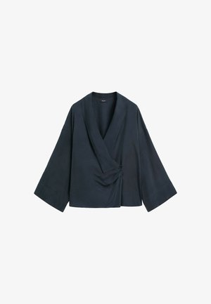 Massimo Dutti, MASSIMO DUTTI - Camicetta - mottled dark blue