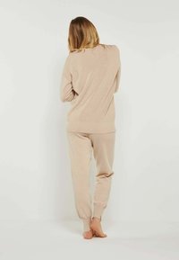 YOU LOOK PERFECT BELLA - MERINO LONG SLEEVE SWEATER WITH ROUND NECK - Strickpullover - beige