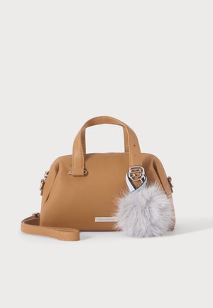 KARL LAGERFELD, IKON PEBBLE SM SATCHEL - Kabelka - camel