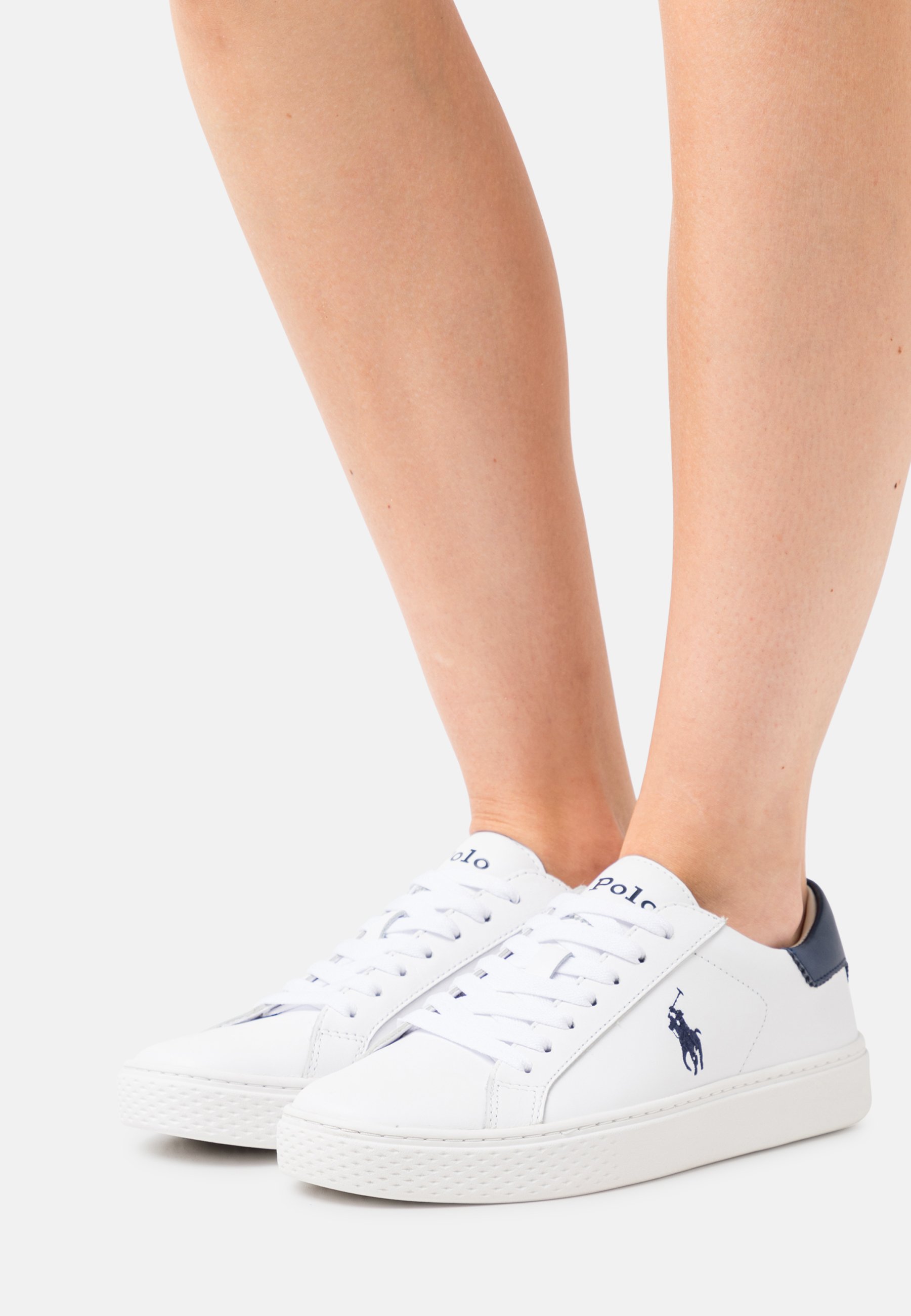 Polo Ralph Lauren COURT ATHLETIC SHOE - Sneakers basse - white/navy/bianco  - Zalando.it
