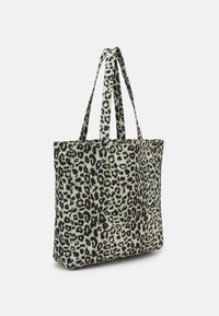 Mads Nørgaard BOUTIQUE AOP ATHENE BAG - Pirkinių krepšys - light brown/black