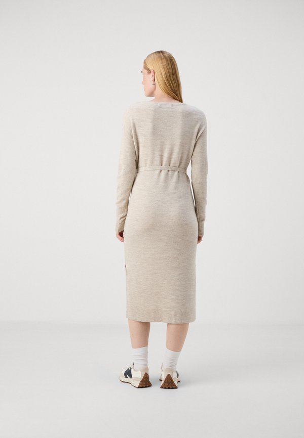 VMMLEFILE BOATNECK DRESS  - Jumper dress - birch melange4