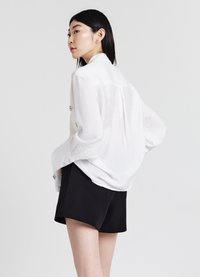 Calliope APPLICAZIONI - Camicia - bianco ottico