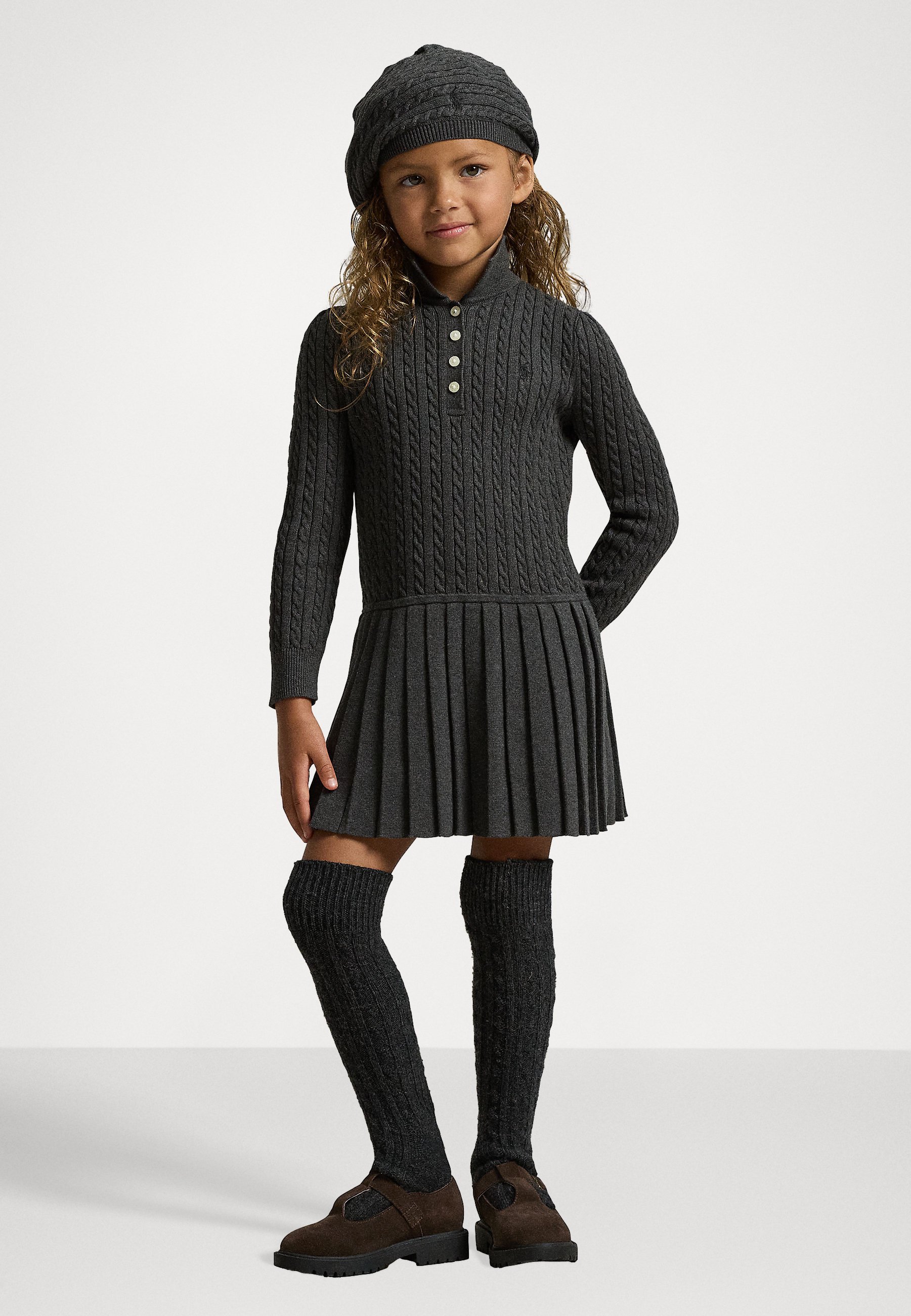 Polo Ralph Lauren MINI CABLE POLO SWEATER DRESS Jumper dress