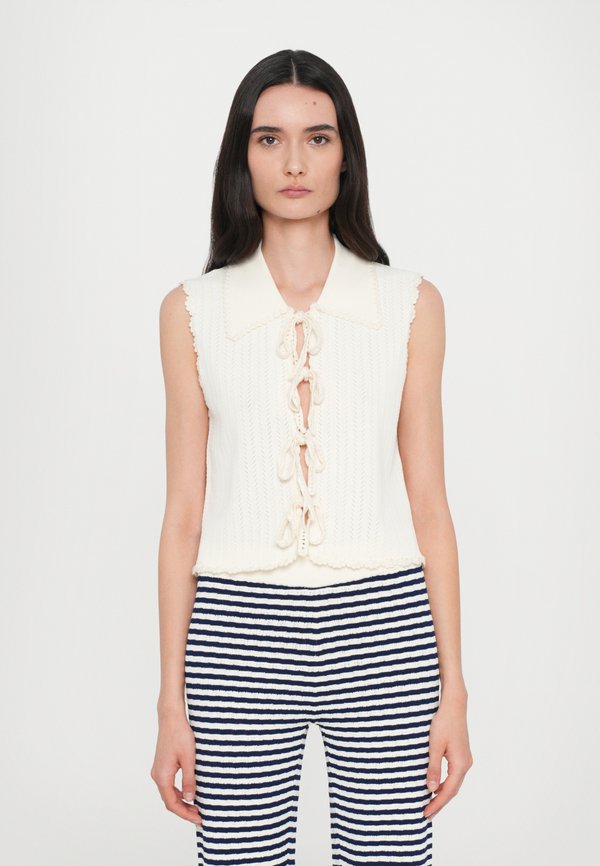 ABBIE VEST - Waistcoat - cream