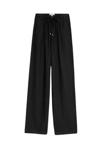 WIDE LEG - Kalhoty - black