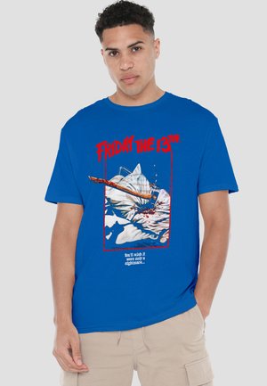 Cotton Soul, FRIDAY THE 13TH/AXE POSTER - Print T-shirt - royal blue