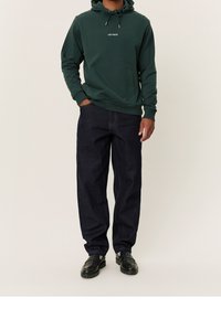 Les Deux Felpa con cappuccio - dark green