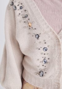 ONLY ONLJULIA BATWING CARDIGAN - Chaqueta de punto - pumice stone