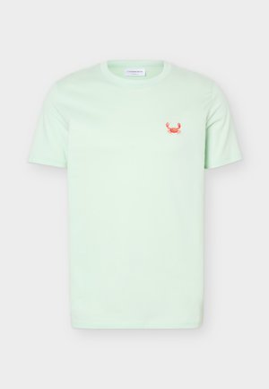 Lindbergh, EMBROIDERY TEE - Lihtne T-särk - pastel green