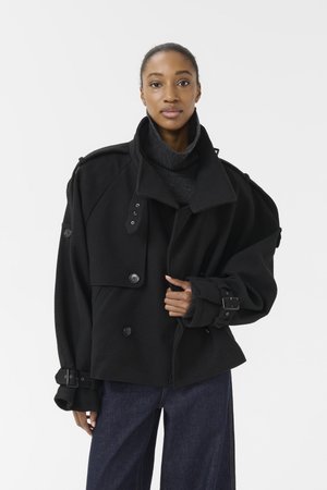 Gestuz AVIC SHORT JACKET - Light jacket - black