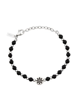 SOUNDWAVE - Armband - silver-coloured black mirrored