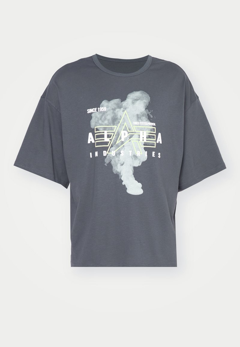alpha industries T-shirt print grijs