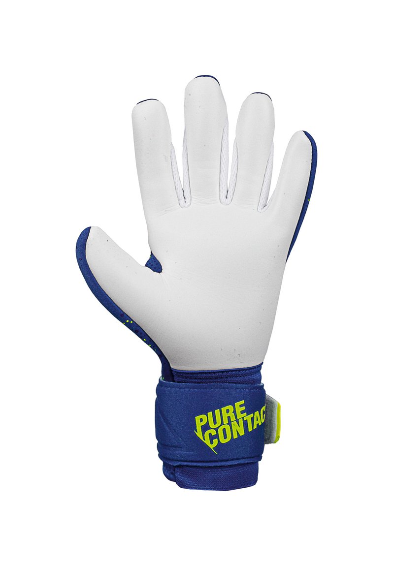 Kinder Fußballausrüstung | Reusch PURE CONTACT TORWART Torwarthandschuh blaugelb/blau - CS15365 Kinder Fußballausrüstung | Reusch PURE CONTACT TORWART Torwarthandschuh blaugelb/blau - CS15365