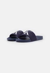 Calvin Klein Jeans SLIDE MONOGRAM  - Ciabattine - navy