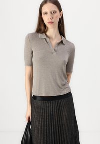 JDY JDYSANNI  - Polokošeľa - medium grey melange