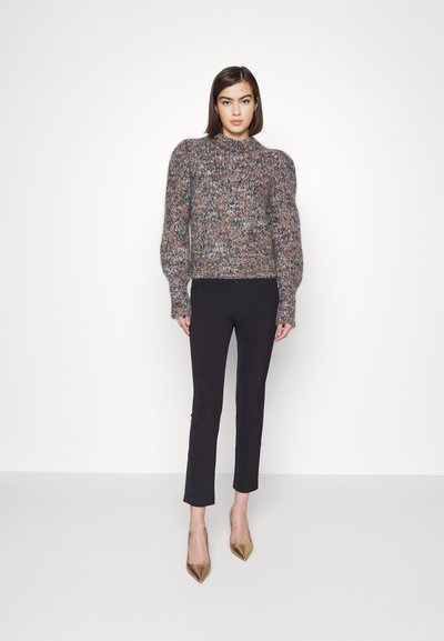 Veronica Beard ZIP BACK PANT - Παντελόνι - black