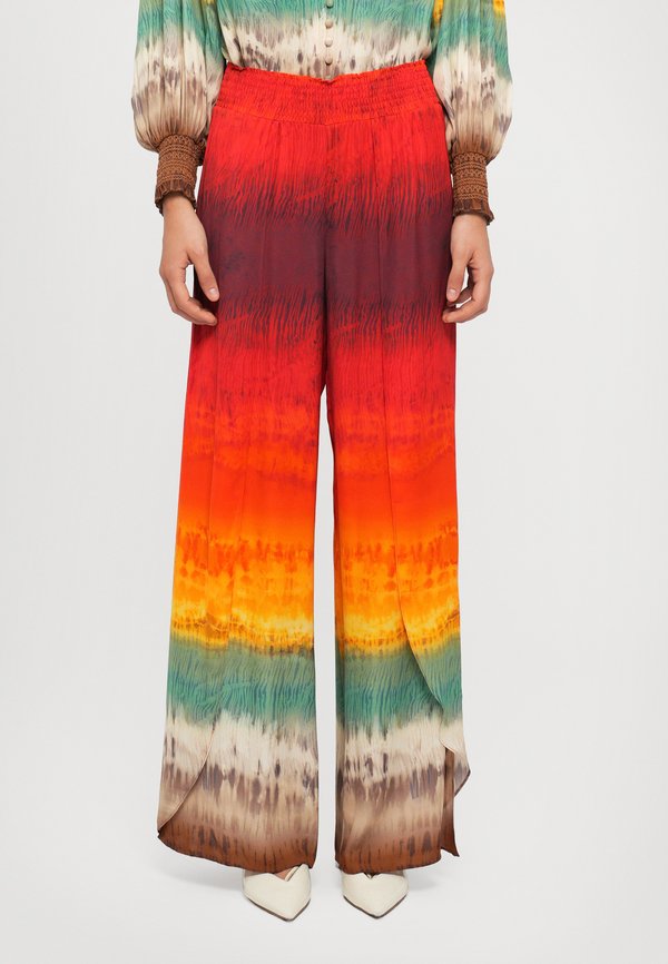 LARISSA OPEN - Trousers - crystal tie dye