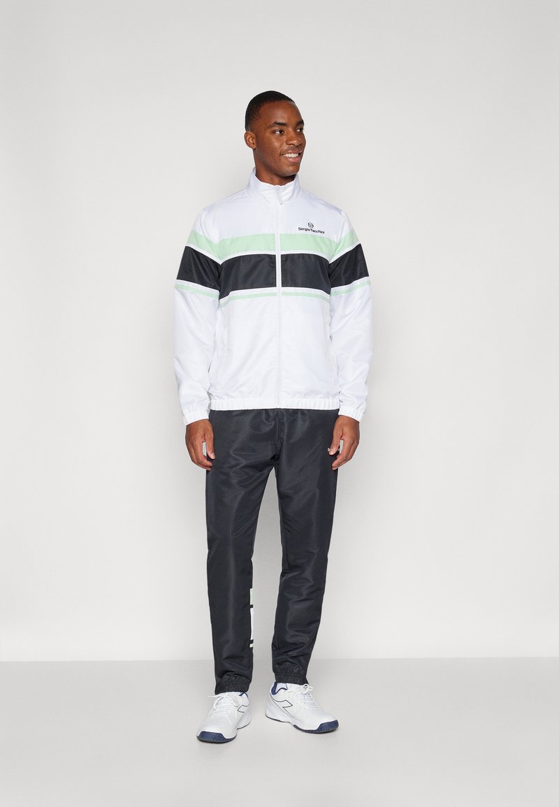 Sergio Tacchini ARPA TRACKSUIT SET - Melegítő - black/birds egg green