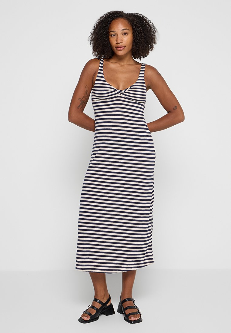 Mango Jurk donkerblauw