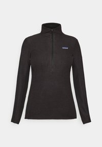 AIR ZIP NECK - Fleece trui - black