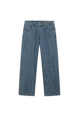 Massimo Dutti, WIDE-LEG JEANS - Jean boyfriend - dark blue