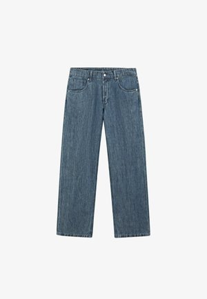 Massimo Dutti, WIDE-LEG JEANS - Jean boyfriend - dark blue