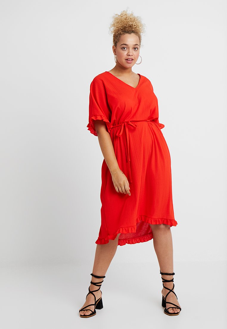 JUNAROSE by VERO MODA JREBONY BELOW KNEE DRESS Maxikjoler