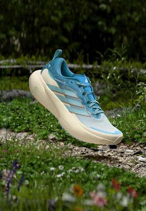 adidas Performance, SUPERNOVA RISE 3 - Zapatillas de trail running - tactile steel/frozen blue/white