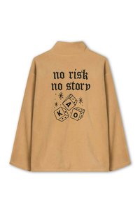 Kaotiko NO RISK UNISEX - Fleece trui - camel