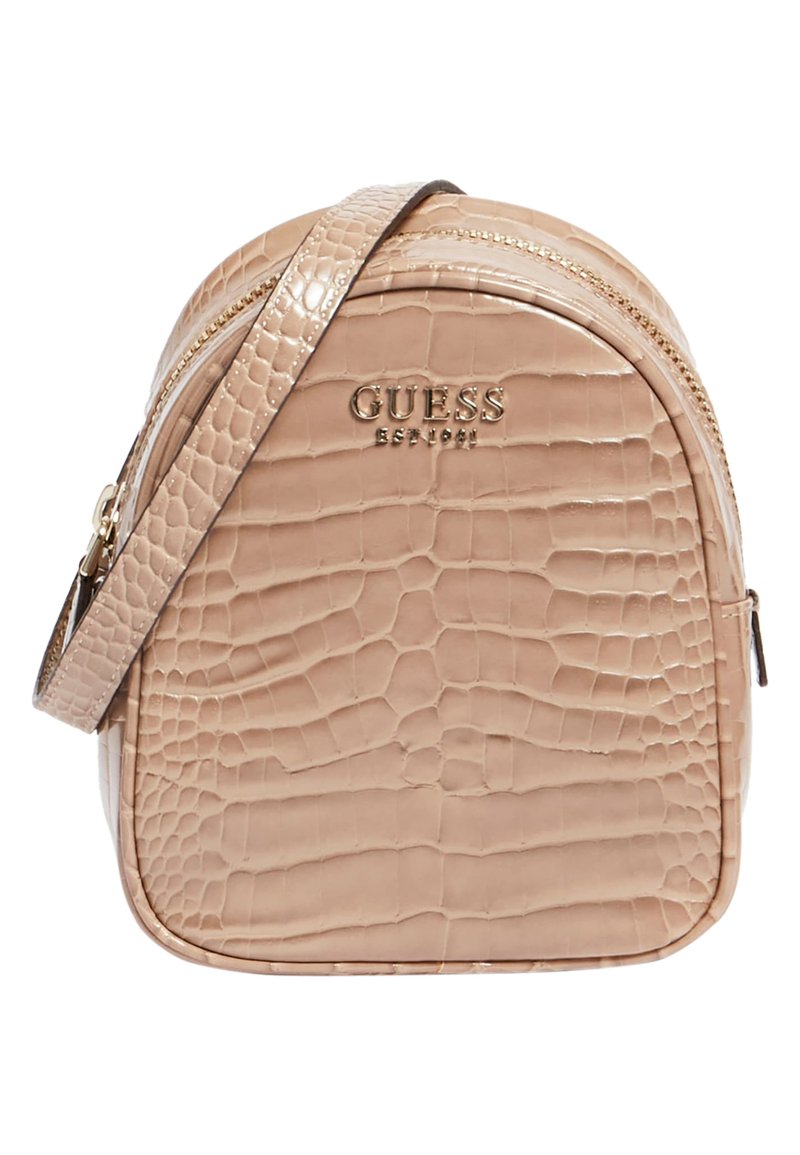 Guess Georgiana Tagesrucksack Beige Zalando De