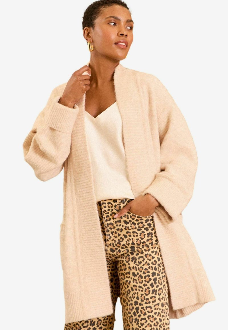 Love & Roses REGULAR FIT COSY  - Adīta jaka - beige