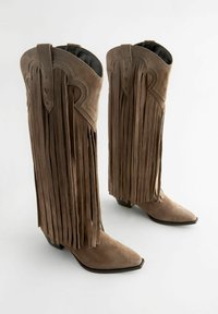 Next FOREVER COMFORT FRINGE WESTERN - REGULAR FIT - Cowboy-/Bikerlaarzen - mink brown