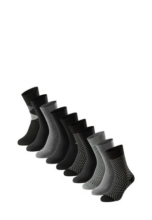 10ER PACK BIRD - Calze - grau/schwarz