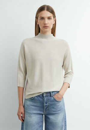 comma, STRICKPULLOVER - Maglione - beige